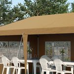 3 X 6m Garden Pop Up Gazebo, Height Adjustable