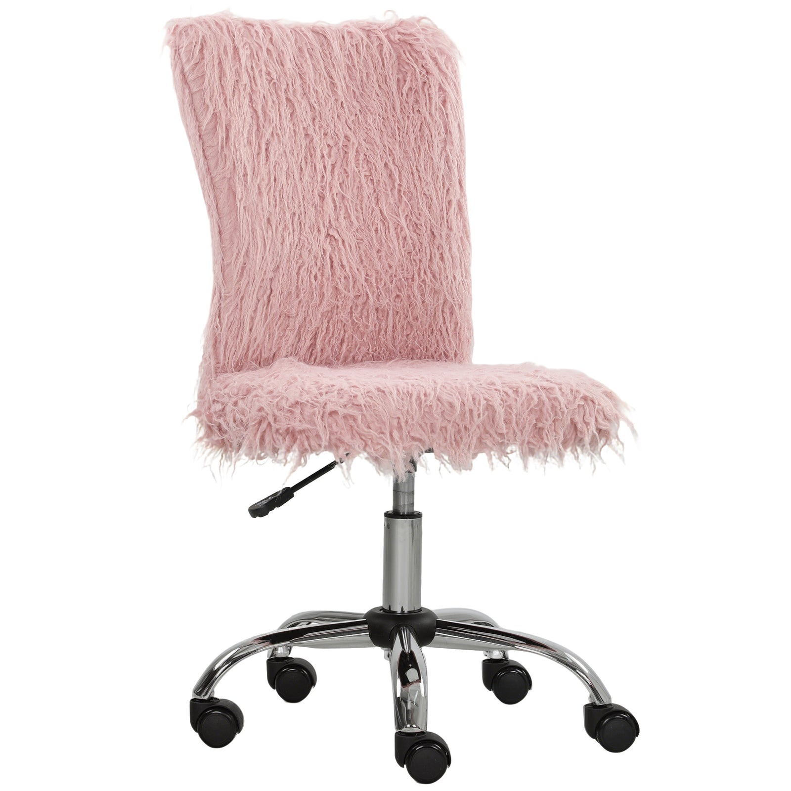 Vanity Chair, Swivel Computer | Pink