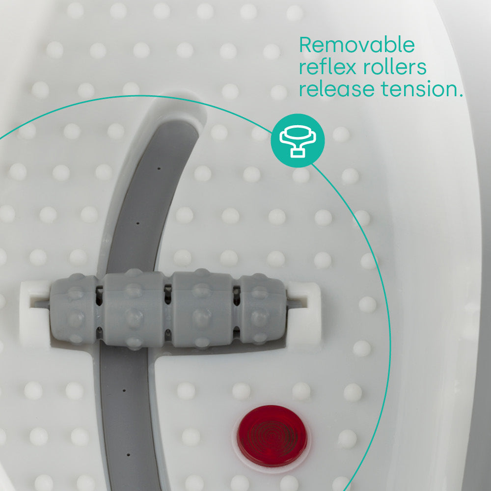 Foot Spa With Massage Rollers - Grey