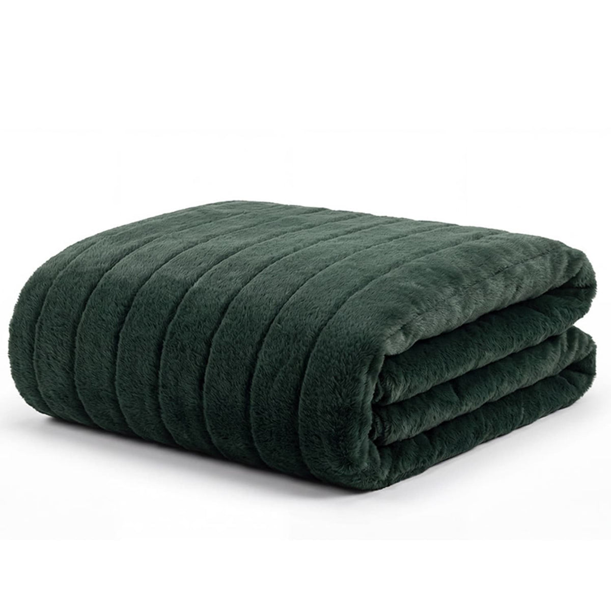 Hockley Faux Fur Throw | 130cm x 150cm | Green