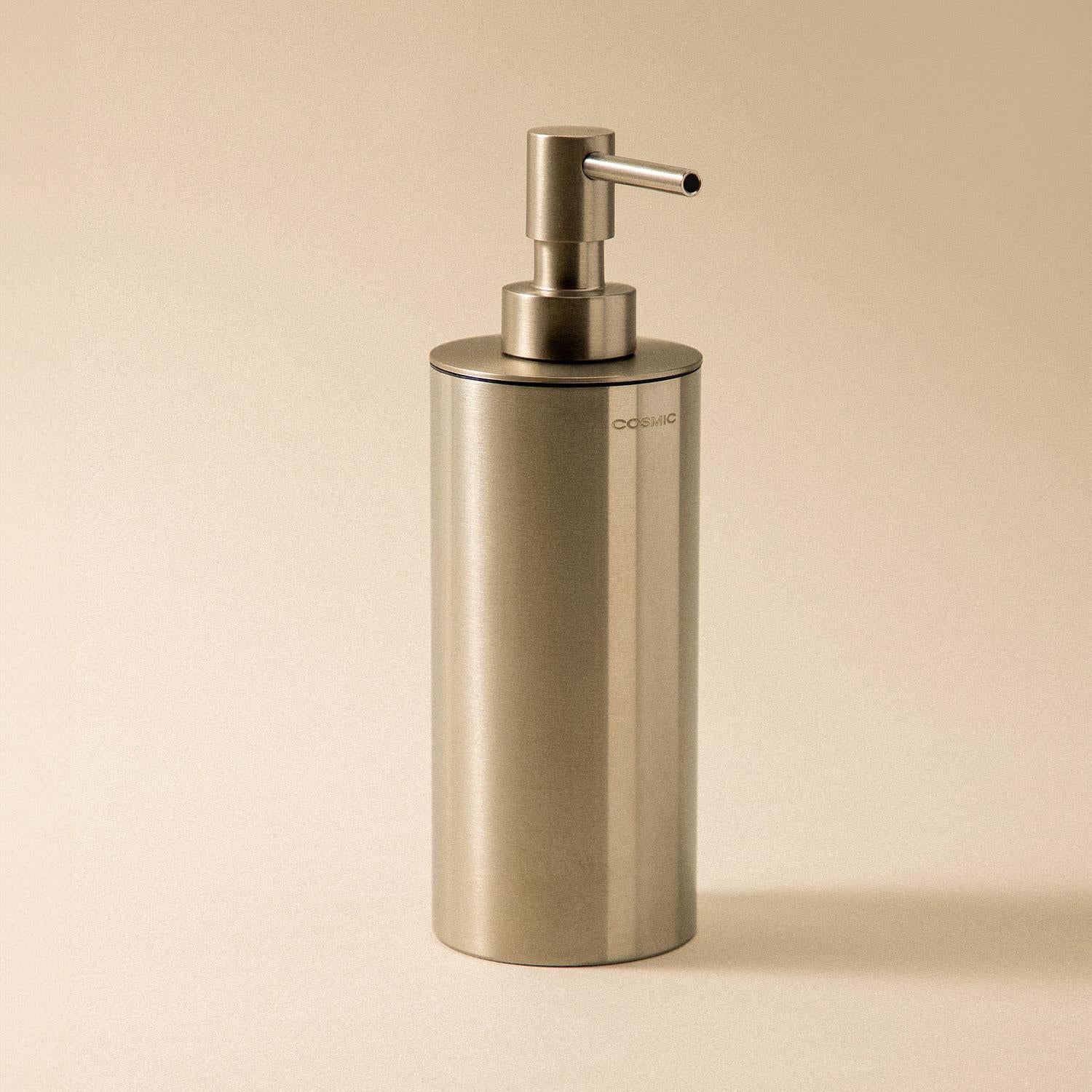 Soap Dispenser, 240ml Capacity, Silver, Architect S+ Collection