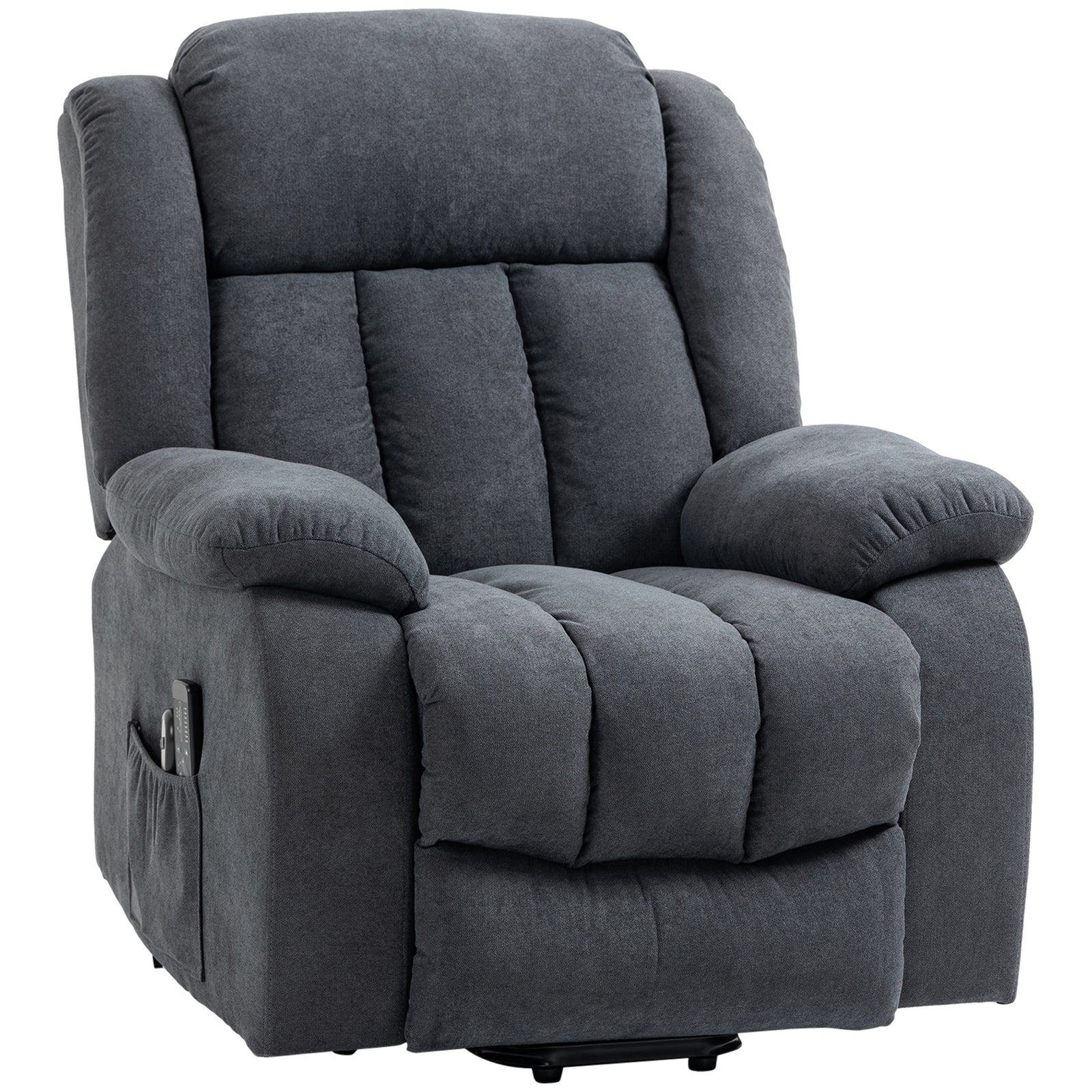 Heavy Duty Riser Recliner Lift Chair Elderly Grey