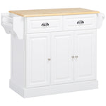Trolley With Adjustable Shelf, Rolling Island
