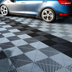 Heavy Duty Vented Garage Interlocking Floor Tiles | Blue
