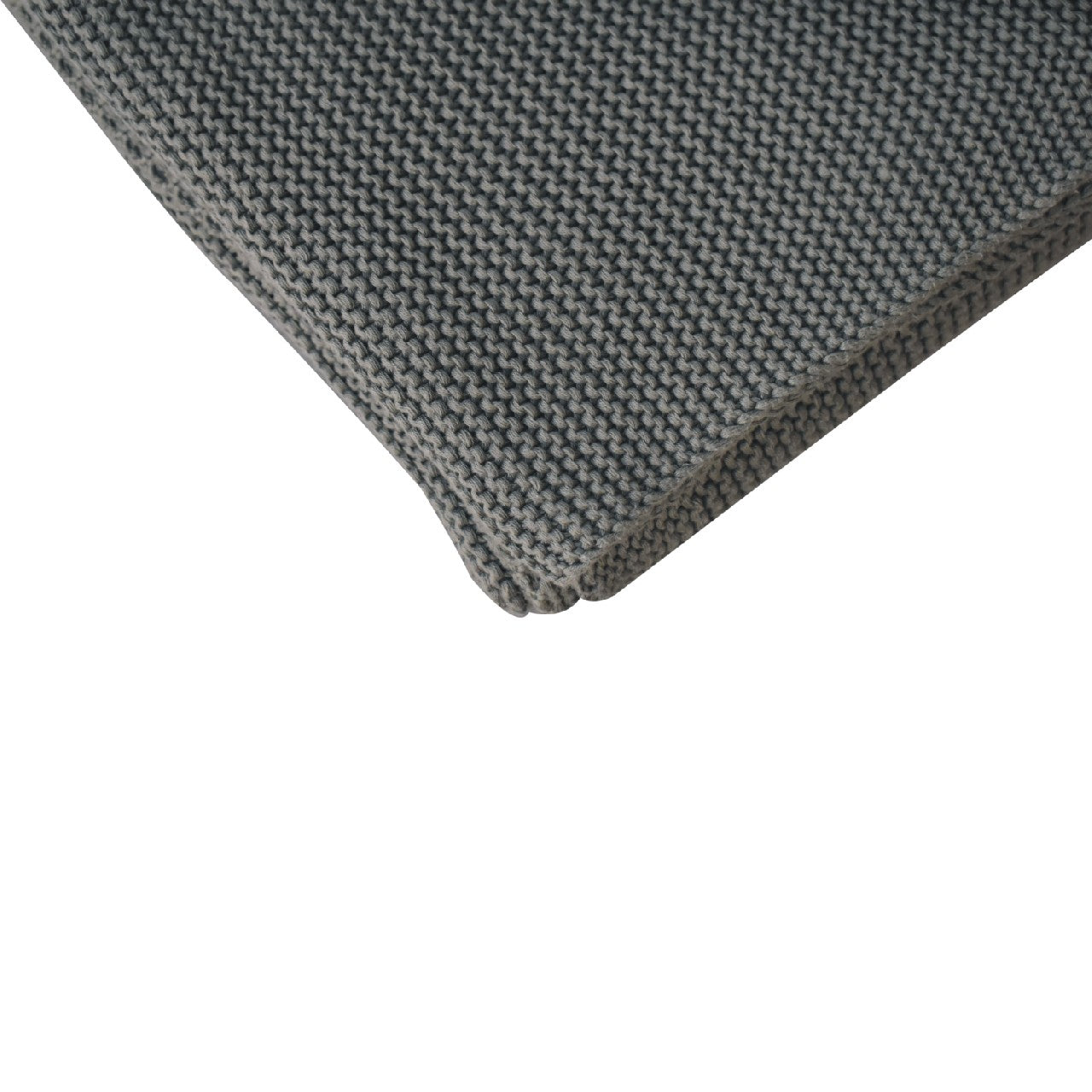 Double Knitted Throw | Olive Green