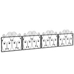 4pc Garden Fence Flower Edging Animal Barrier