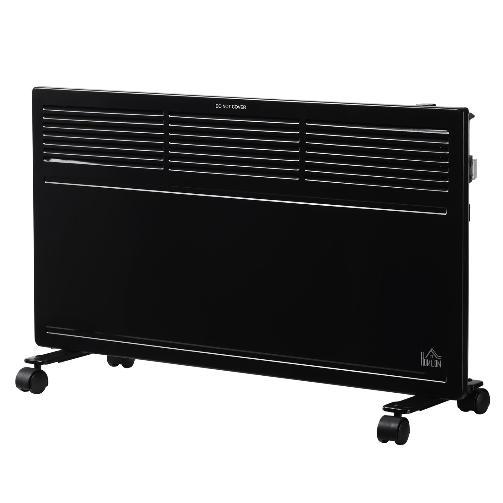 Convector Radiator Heater With Adjustable Thermostat Safety | One Size | Black
