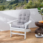 Outdoor Waterproof Tufted Swing Seat Cushion | Light Grey