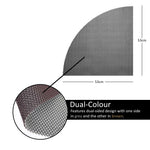 Reversible Shower Mat In Dual-colour- Quadrant Shower | 53cm x 53cm | Brown & Grey