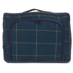 H091 Polyester Blue Tweed Cooler Picnic Bag