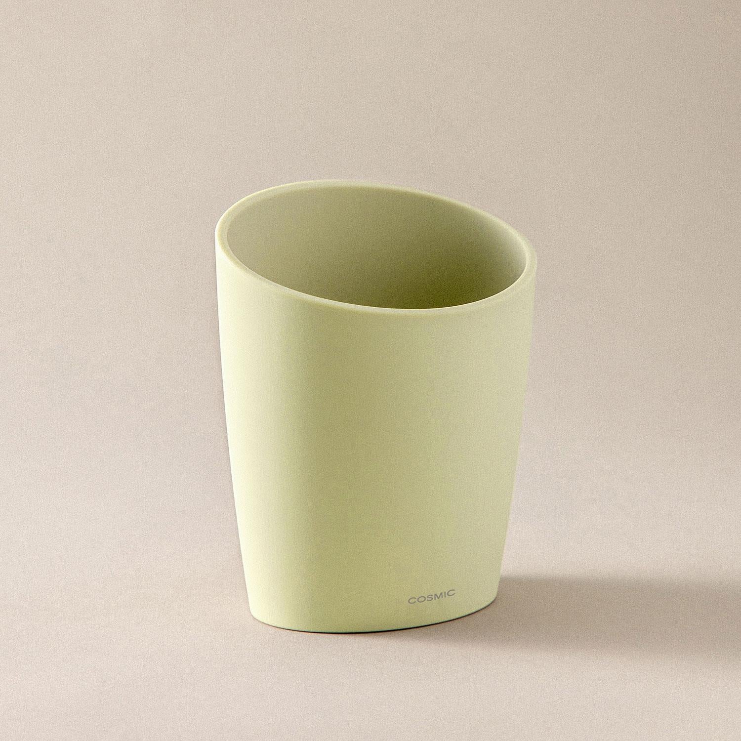 Toothbrush Holder, Soft-finish Coating, Saku Collection | Lime