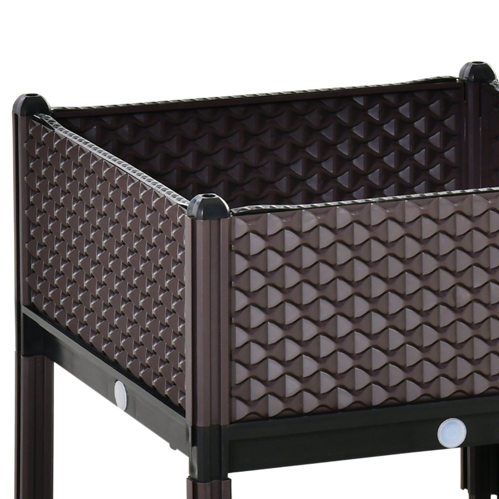 2-piece Raised Garden Bed Planter Box