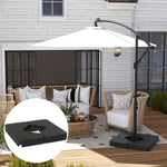 Umbrella Weights For Offset Parasols, 64kg Sand/55kg Water