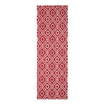 Riga 100% Cotton Printed Patterned Rug Hall Runner, 66 X 200 Cm | 200cm | Red