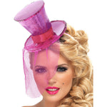 Mini Top Hat On Headband | Hot Pink