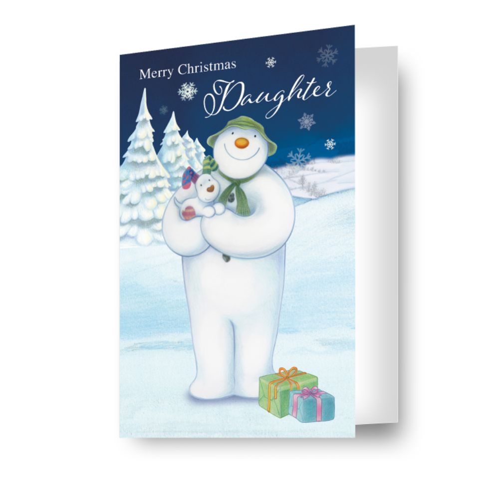 The Snowman Daughter Christmas Card Official Product