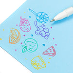 10pc Shimmer Scented Gel Pens For Kids
