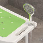 Adjust Aluminium Bath Stool Non-slip With Shower Hole | One Size | Green
