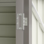 8 X 4ft Metal Garden Shed With Lockable Door, Vent & Padlock