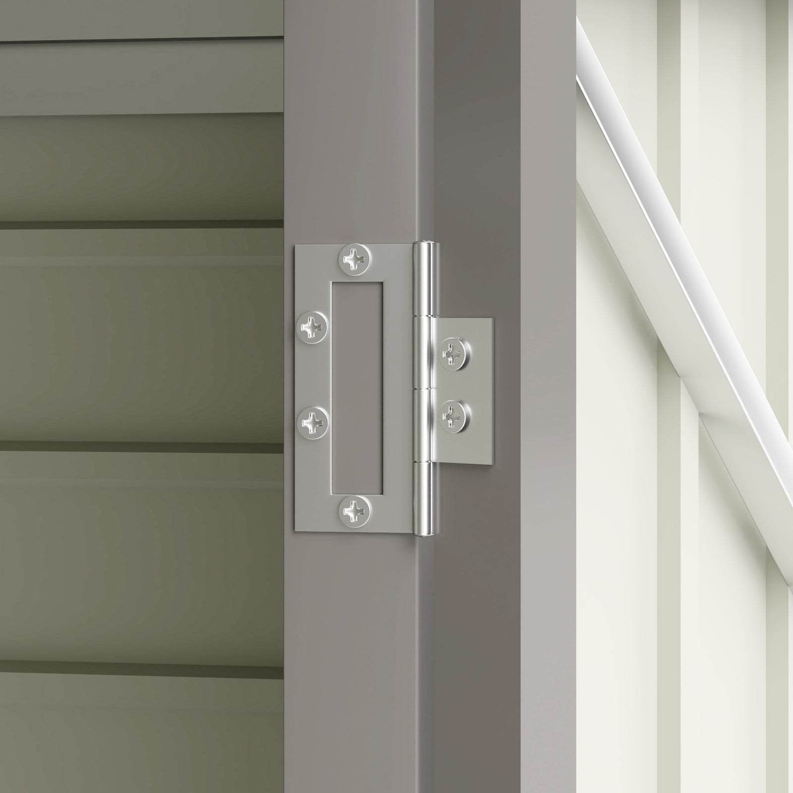 8 X 4ft Metal Garden Shed With Lockable Door, Vent & Padlock