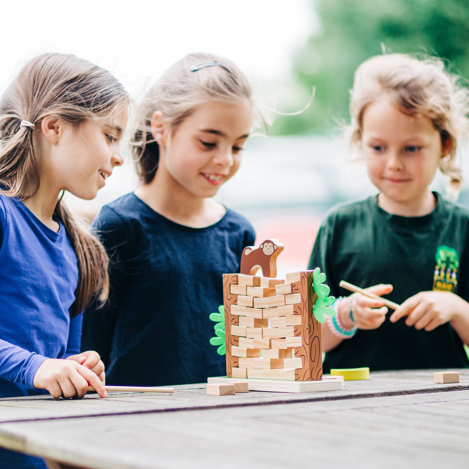 Wooden Jungle Crash Game, Tumble Tower Game