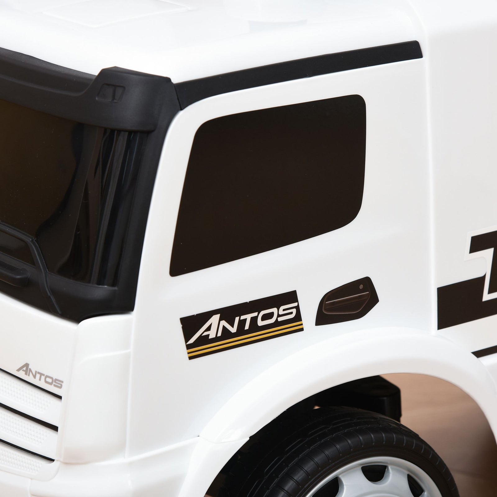 3-in-1 Ride On Car Kids Mercedes Truck Storage For 12 - 36 Months | White