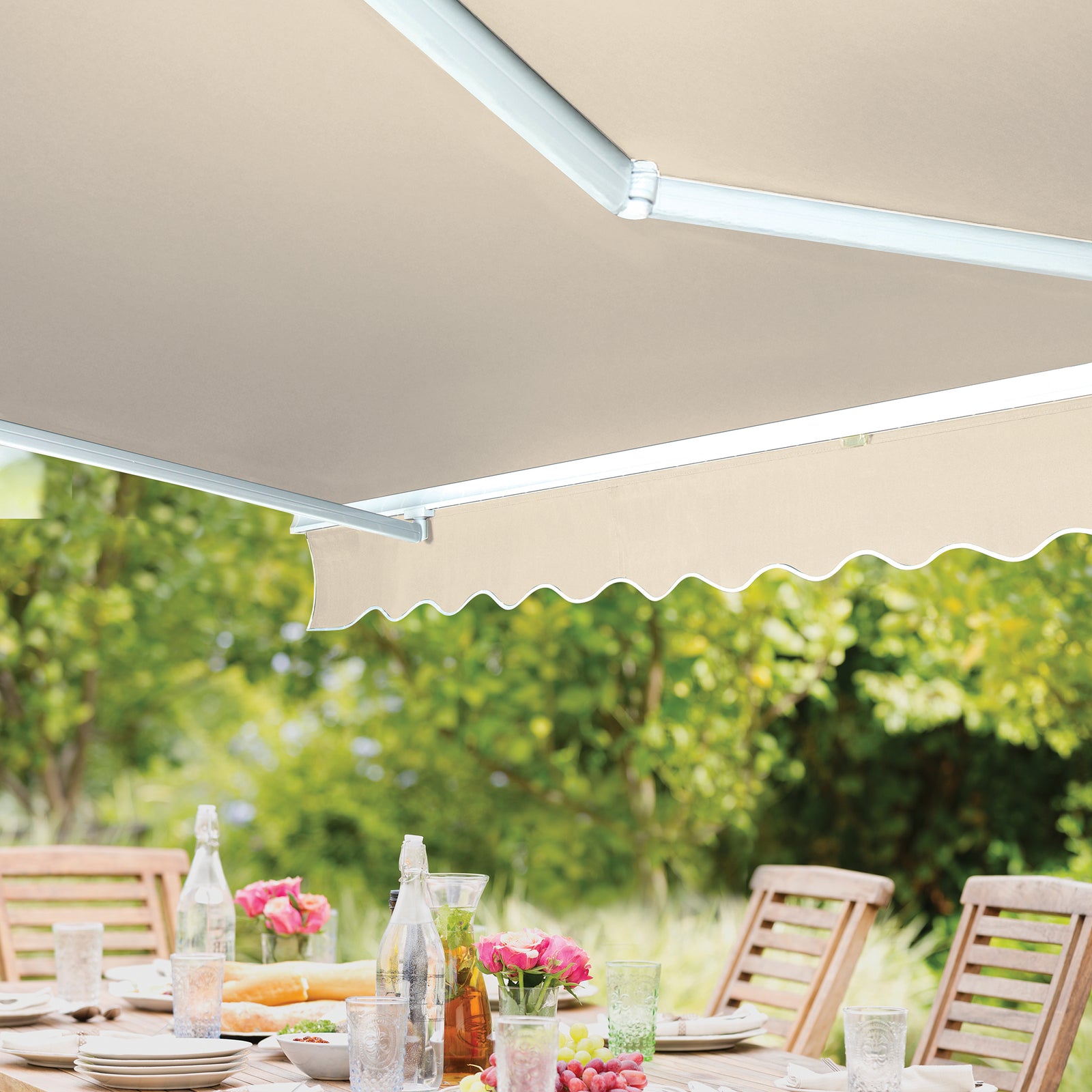 Easy Fit Balmoral Beige Awning | 3.5m