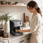 HOMCOM Espresso Machine, 20-bar, 1.6 L Tank, Black