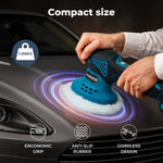 Cordless Car Polisher Buffer Sander Polishing Machine With 2 Battery | Blue