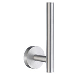 Wall Mounted Spare Toilet Roll Holder Non Rust Brass Core | Brushed Chrome