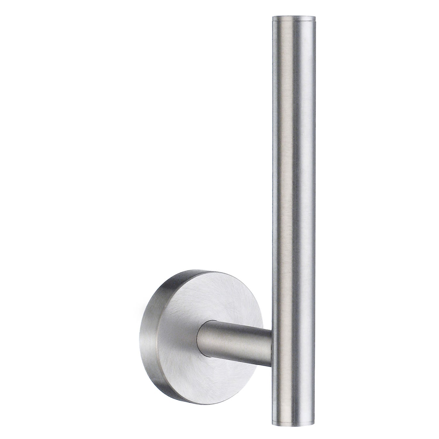 Wall Mounted Spare Toilet Roll Holder Non Rust Brass Core | Brushed Chrome