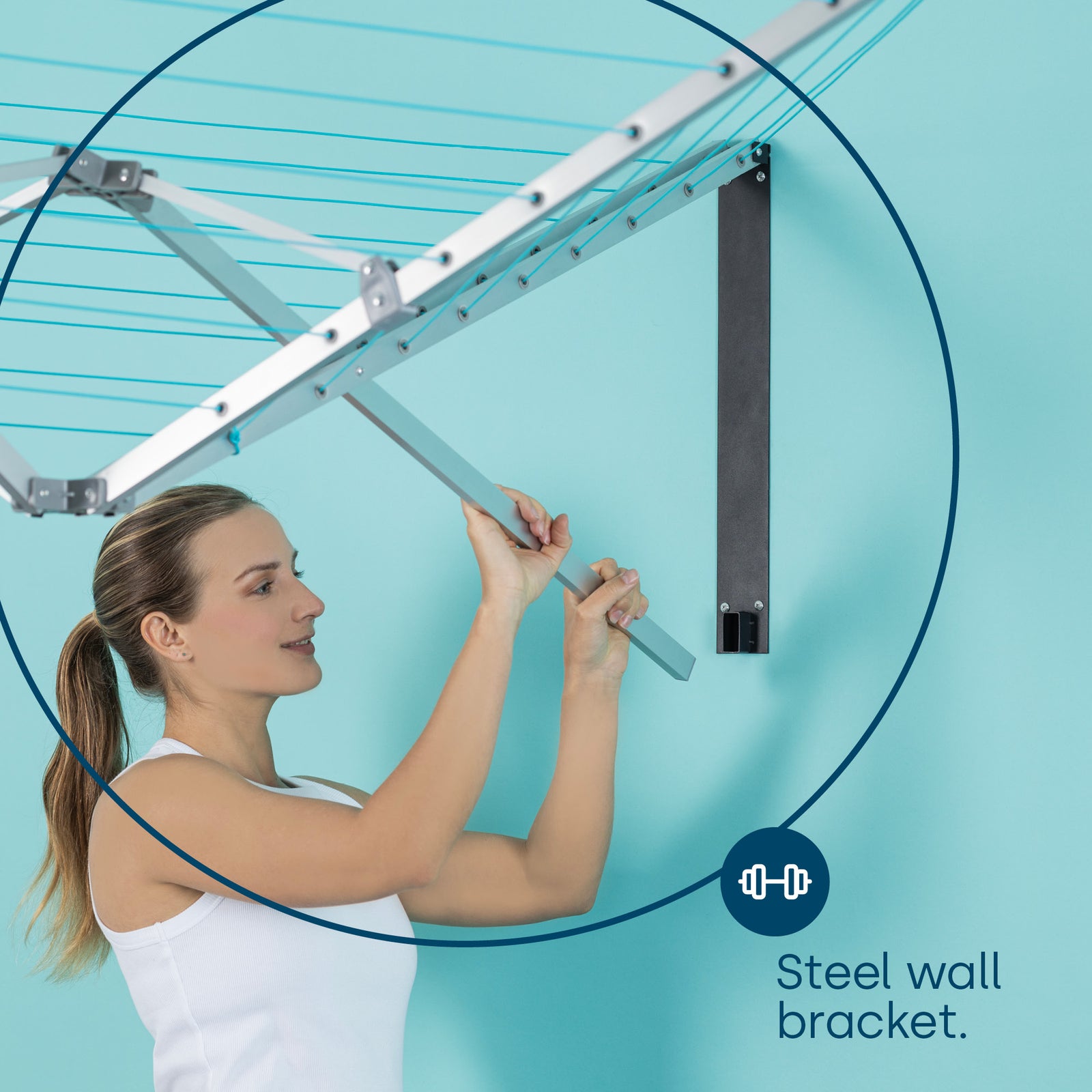 5-arm Wall Mounted Airer