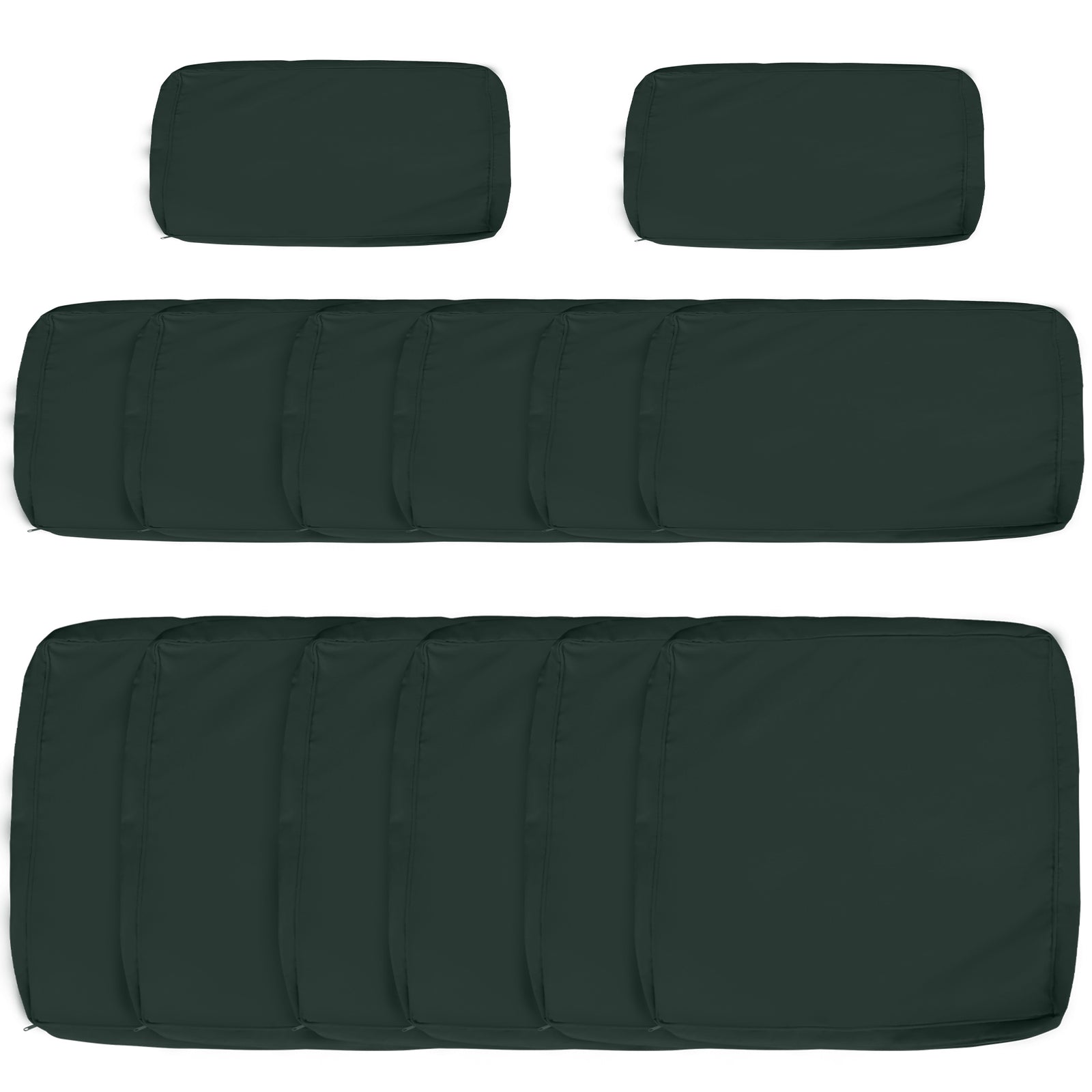 Garden Sofa Set Polyester Cover Replacement No Cushion | Gray