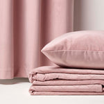 Diamond Quilted Velvet Bed Throw | 150cm x 200cm | Pink