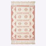 Satara Pink Kilim Wool Rug | 120cm x 180cm | Pink