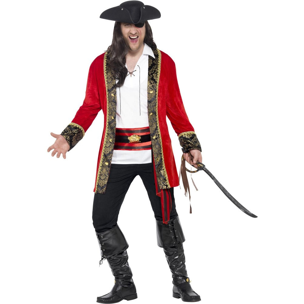Curves Pirate Captain Costume | XXL