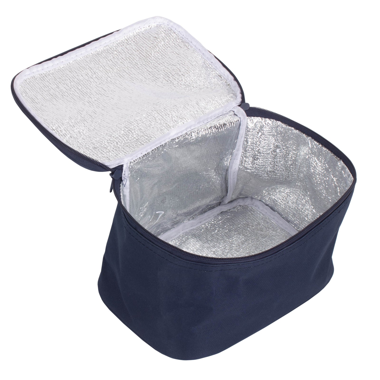 H164 Polyester Small Navy Blue Cooler Bag