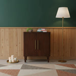 Cavallo Cabinet, 2 door with 2 Inside Shelves, Brown