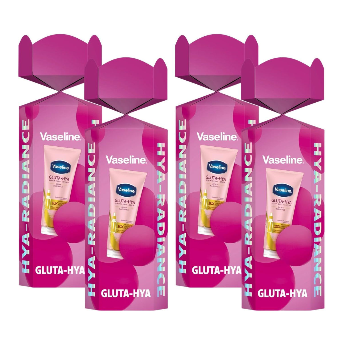Gluta-hya Dewy Radiance Serum Burst Body Lotion Gift Set 200ml | Set of 4
