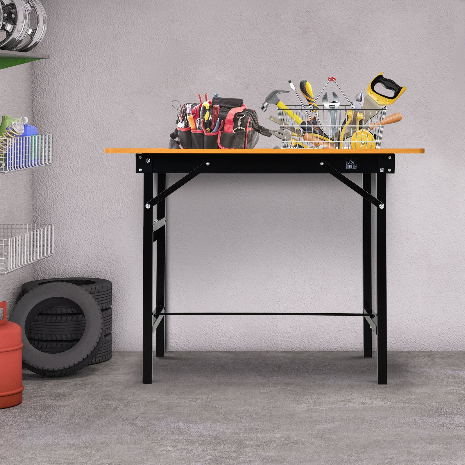 Workbench Garage Diy Tools Station, Heavy Duty