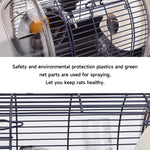 Crystal Hamster Cage Basic Outdoor Cage For Viewing Pet Cages | Coffee
