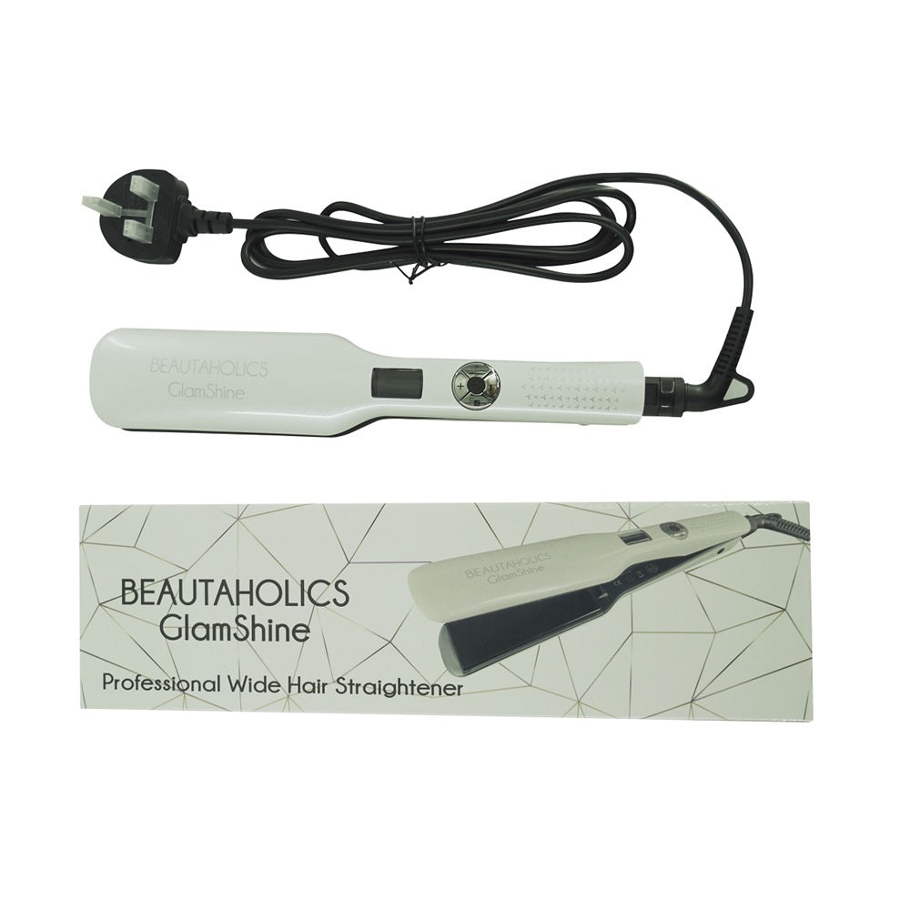 GlamShine Wide Plate Variable Heat Hair Straighteners