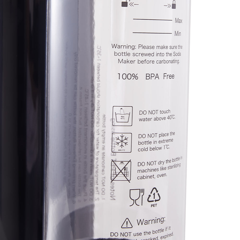 Co₂ Cylinder Soda Maker Sparkling Water Machine With 1l Carbonating Bottle