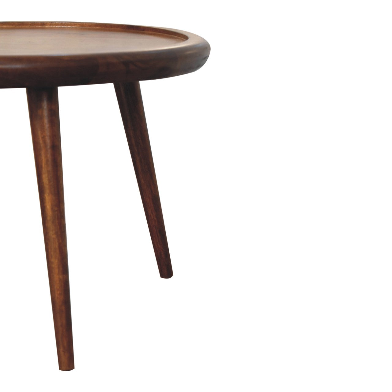Solid Wood Chestnut Plate Coffee Table