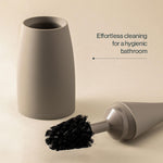 Toilet Brush, Matt White, Unique Design, Soft-finish, Saku Collection