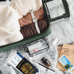 55x35x20cm Cabin Carry On Suitcase Hard Shell Overhead Luggage 100+ Airlines Approved | Cabin | Forest Green