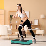 3-level Fitness Stepper, Non-slip | Green