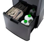 75l Sensor Recycling Bin With Food Caddy & 25 Bin Biodegradable Bags | 75L | Black & Copper
