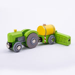 Wooden Tractor Engine with Crop Sprayer Carriage