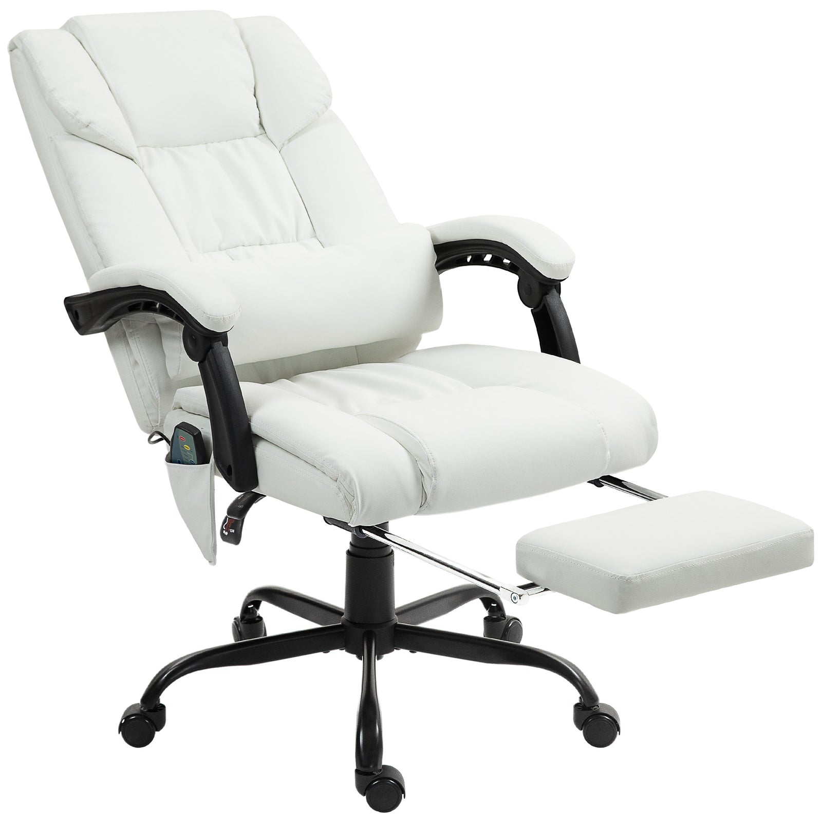 Pu Leather Massage Office Chair 6 Vibration